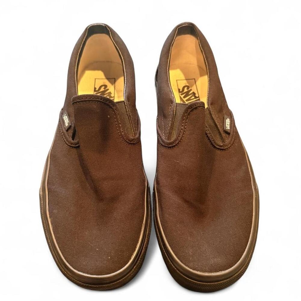 Black vans classic slip on sneakers
